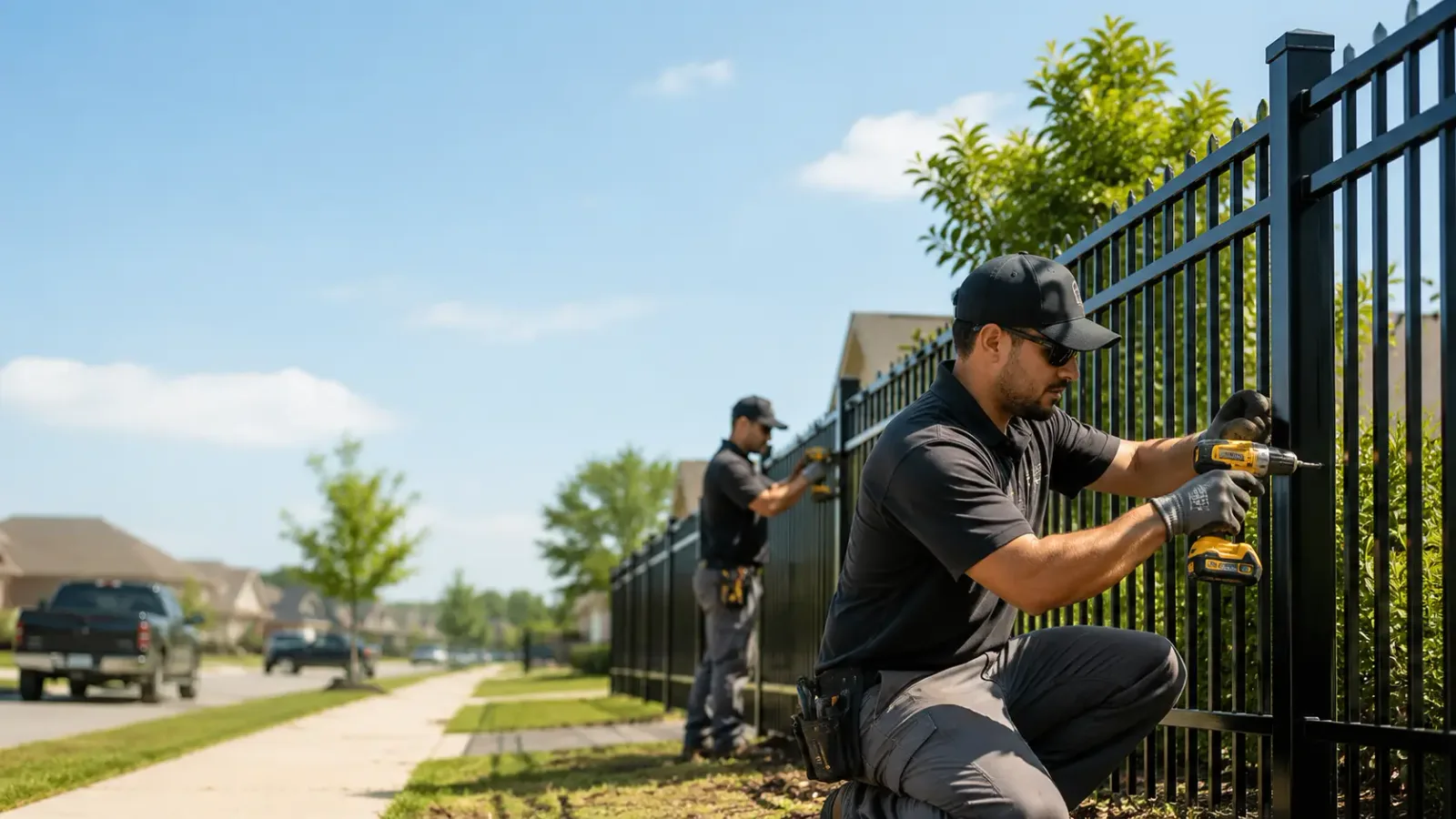 Metal Fence Installation in Potter, WI